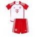 Bayern Munich Alphonso Davies #19 Hemmakläder Barn 2023-24 Kortärmad (+ Korta byxor)